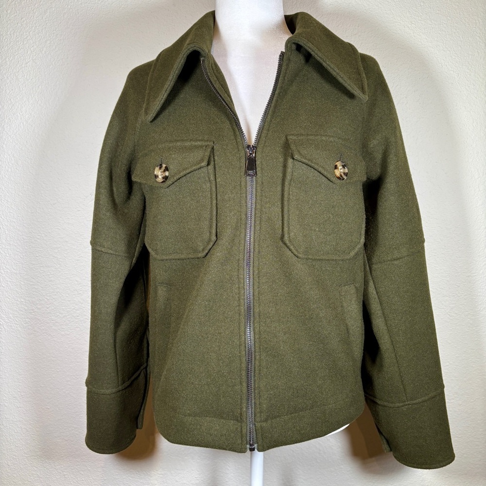 Avec Les Filles Dark Green Barn Coat Size Small